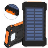 Solar Power Bank 49800mAh – Wireless Charging & Flashlight