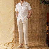 Ischia Cotton Seersucker Short Sleeve Shirt