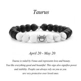 Black Agate White Turquoise Couple Bracelets