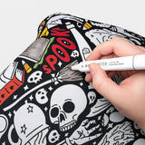 DIY Coloring Blanket with Washable Markers for Kids