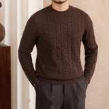 Dolomites Cable Knit Wool Blend Jumper