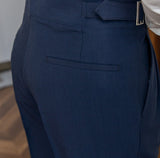 Capri Gurkha Pleated Straight Fit Trousers