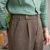 Corniglia Velvet Soft Touch Trousers