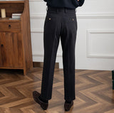 Bristol Wool Felt Straight Fit Trousers
