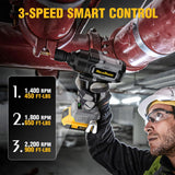 ReliaRoads 1/2" Cordless Impact Wrench – 900 Ft-lbs DeWalt