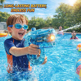 Electric Water Gun – Automatic Rechargeable Water Blaster with LED Lights