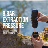 Portable Espresso Maker | Hand-Powered Manual Travel Coffee Machine
