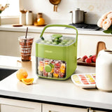 Ice Cube Tray with Lid and Storage Bin – 2-Pack Easy Release Ice Maker Set