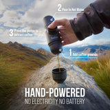 Portable Espresso Maker | Hand-Powered Manual Travel Coffee Machine