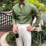 Slim Fit Linen Shirt