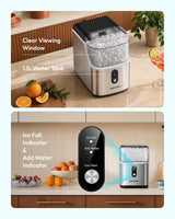 Nugget Ice Maker Countertop – Pebble Ice 35 lbs/Day