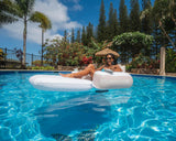 Motorized Pool Lounger Float | 360° Electric Inflatable Chair with Cupholder