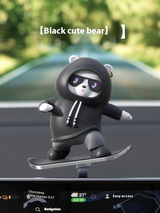 Cartoon Bear Car Skateboard My Modern Mart