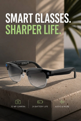 Smart Glasses with Camera | 4K Video, Open-Ear Audio & AI Translation