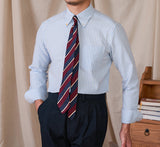 Oxford Cotton Striped Moisture Wicking Shirt