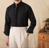 Everyday Soft Touch Linen Blend Long Sleeve Shirt