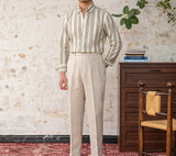 Arezzo Cotton Striped Long Sleeve Shirt