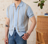 St. Julian Cotton Striped Cotton Cardigan