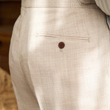 Ancona Straight Fit Pleated Trousers