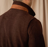 London Herringbone Suede Trim Field Jacket