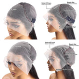 Burgundy Hd Lace Frontal Human Hair Wig