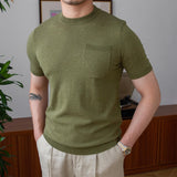 Rome Knitted Linen Blend T-Shirt