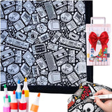DIY Coloring Blanket With Markers My Modern Mart
