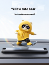 Cartoon Bear Car Skateboard My Modern Mart
