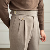 Surrey Textured Houndstooth Straight Fit Trousers