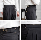 Portovenere Gurkha Button Pleated Trousers