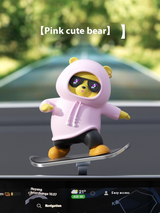Cartoon Bear Car Skateboard My Modern Mart