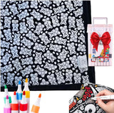 DIY Coloring Blanket with Washable Markers for Kids