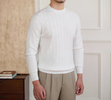 Milano Pleated Knit Cotton Jumper