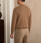 Alpina Wool Blend Long Sleeve Ribbed Jumper
