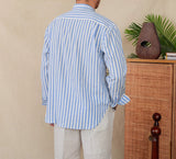 Riyadh Grandad Collar Long Sleeve Shirt