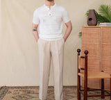 Navajo Cotton Blend Henley T-Shirt