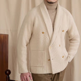 Salvatore Ribbed Double Breasted Cardigan