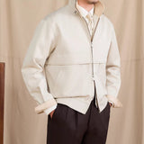 Paris Cotton Blend Faux Suede Jakcet