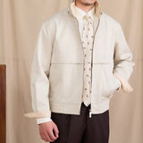 Paris Cotton Blend Faux Suede Jakcet