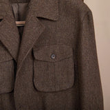 Montmartre Wool Blend Military Suit Collar Jacket