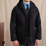 Fulham Cotton Blend Hooded Jacket