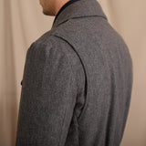 Montmartre Wool Blend Military Suit Collar Jacket