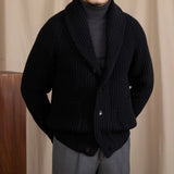 Zermatt Thick Shawl Collar Cardigan