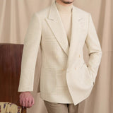 Martini Double Breasted Prince Of Wales Jacket