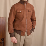Paris Faux Suede Contrast Jacket