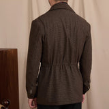 Montmartre Wool Blend Military Suit Collar Jacket