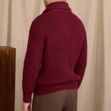 Zermatt Thick Shawl Collar Cardigan
