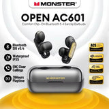 Monster AC601 Open-Ear Wireless Earbuds – 39H Battery