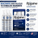 Men's Rogaine 5% Minoxidil Extra Strength Foam | 3-Month Supply | 3 x 60g