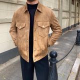 Western Suede Shirt Jacket